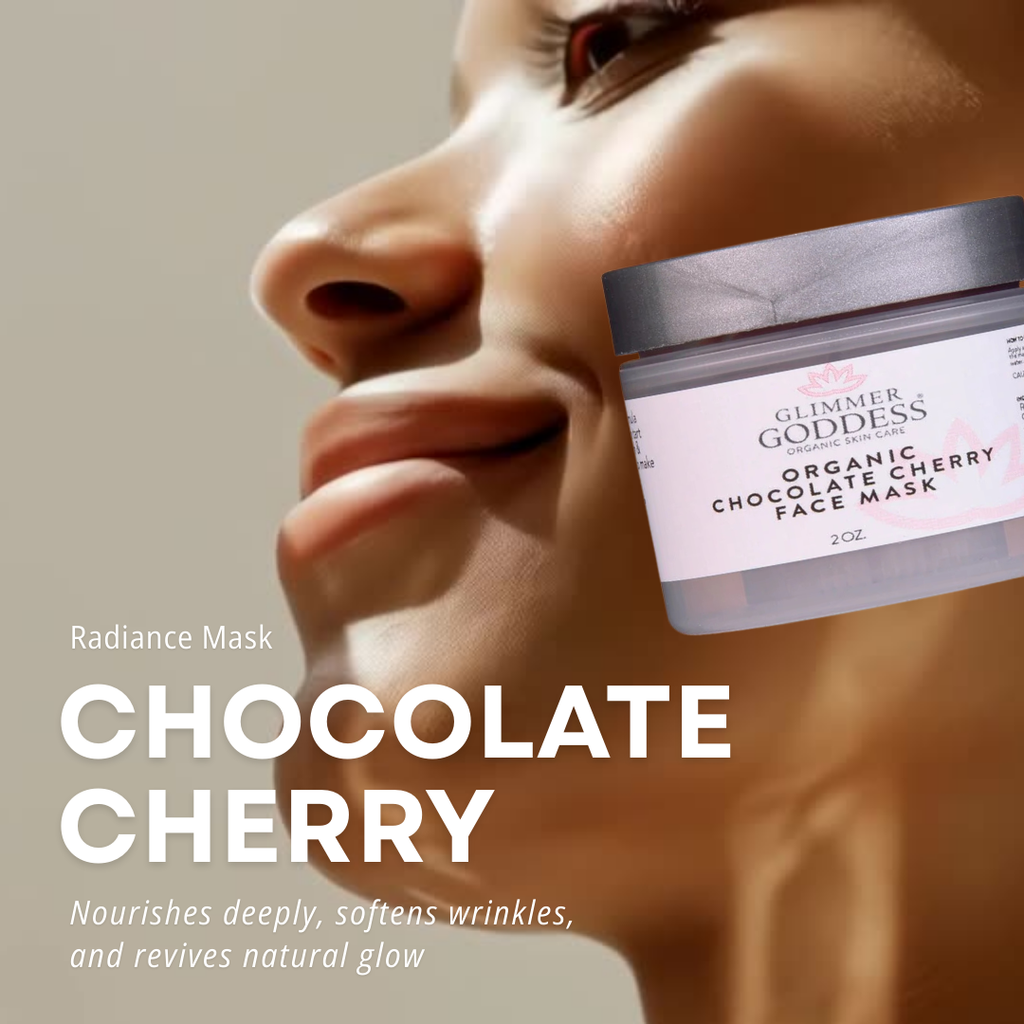 Organic Chocolate Cherry  Face Mask – Antioxidant Anti-Aging Treatment