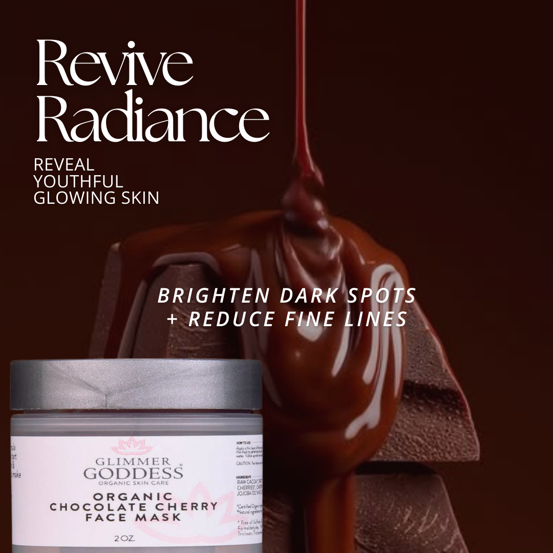 Organic Chocolate Cherry  Face Mask – Antioxidant Anti-Aging Treatment