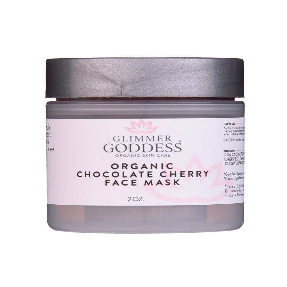 Organic Chocolate Cherry  Face Mask – Antioxidant Anti-Aging Treatment